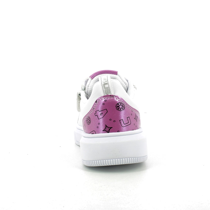 4US paciotti sneakers bimbi 31-35 - White Fuxia