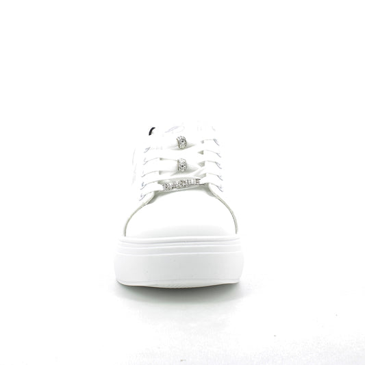 Basile sneakers donna AB05737SD - Bianco Argento