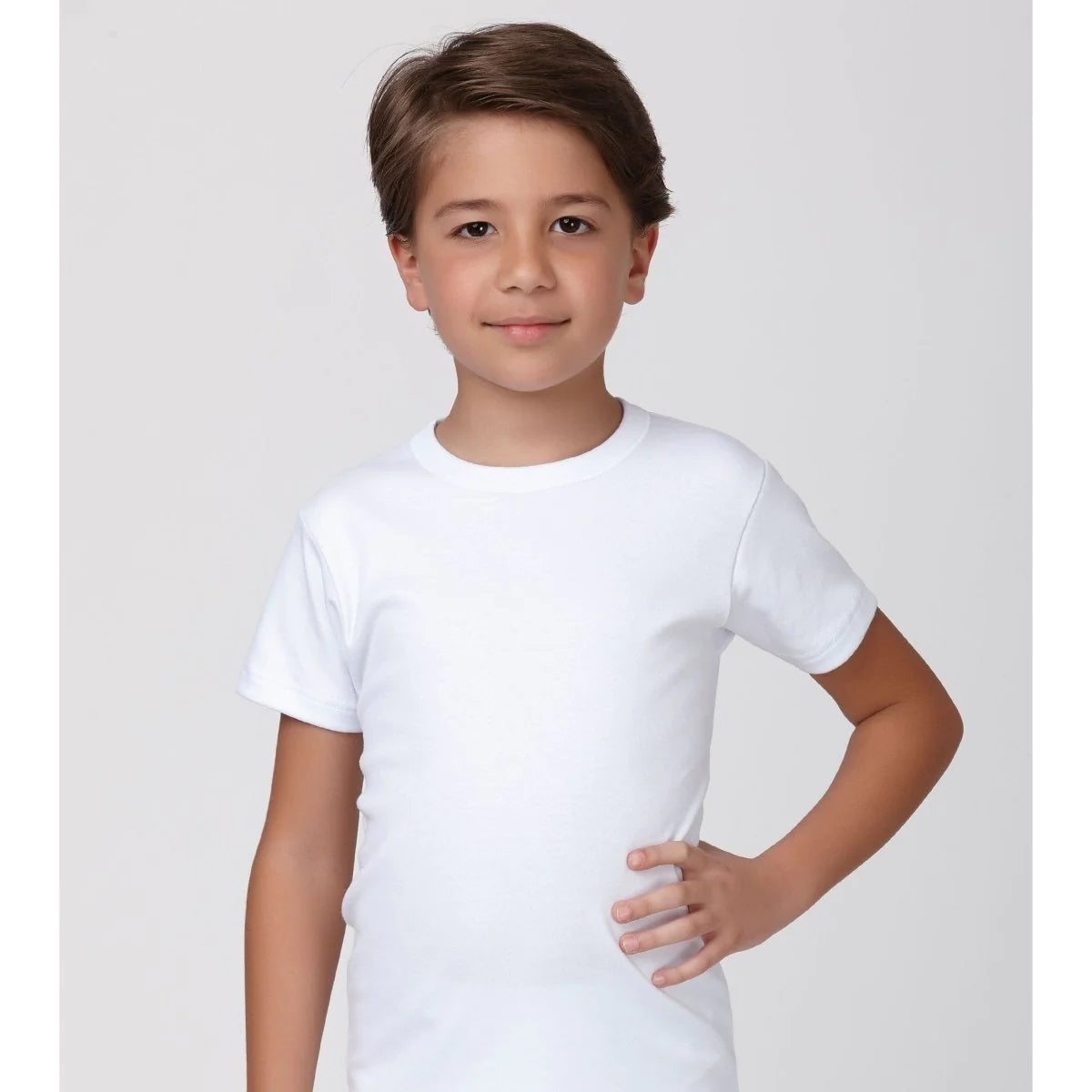Coveri tshirt interlock bimbo - Bianco