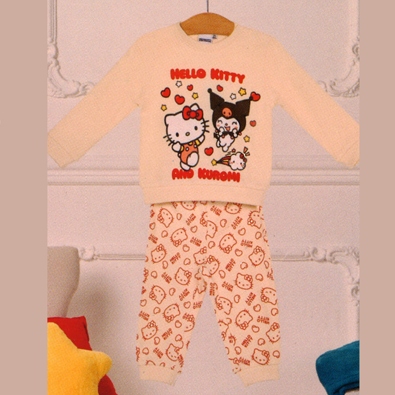 Pigiama interlock hello kitty neonata 12M-30M - Butter