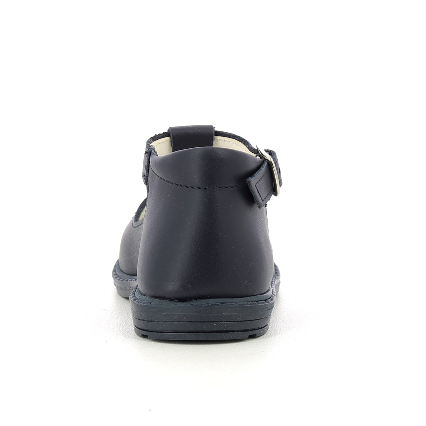 Scarpe con occhielli bambini - Vitello Blu