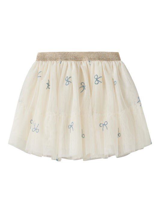 Gonna corta bimba 2-7A - Antique White