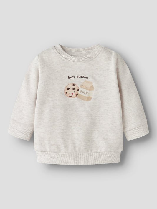 Felpa bimbi 2M-18M - Peyote Melange