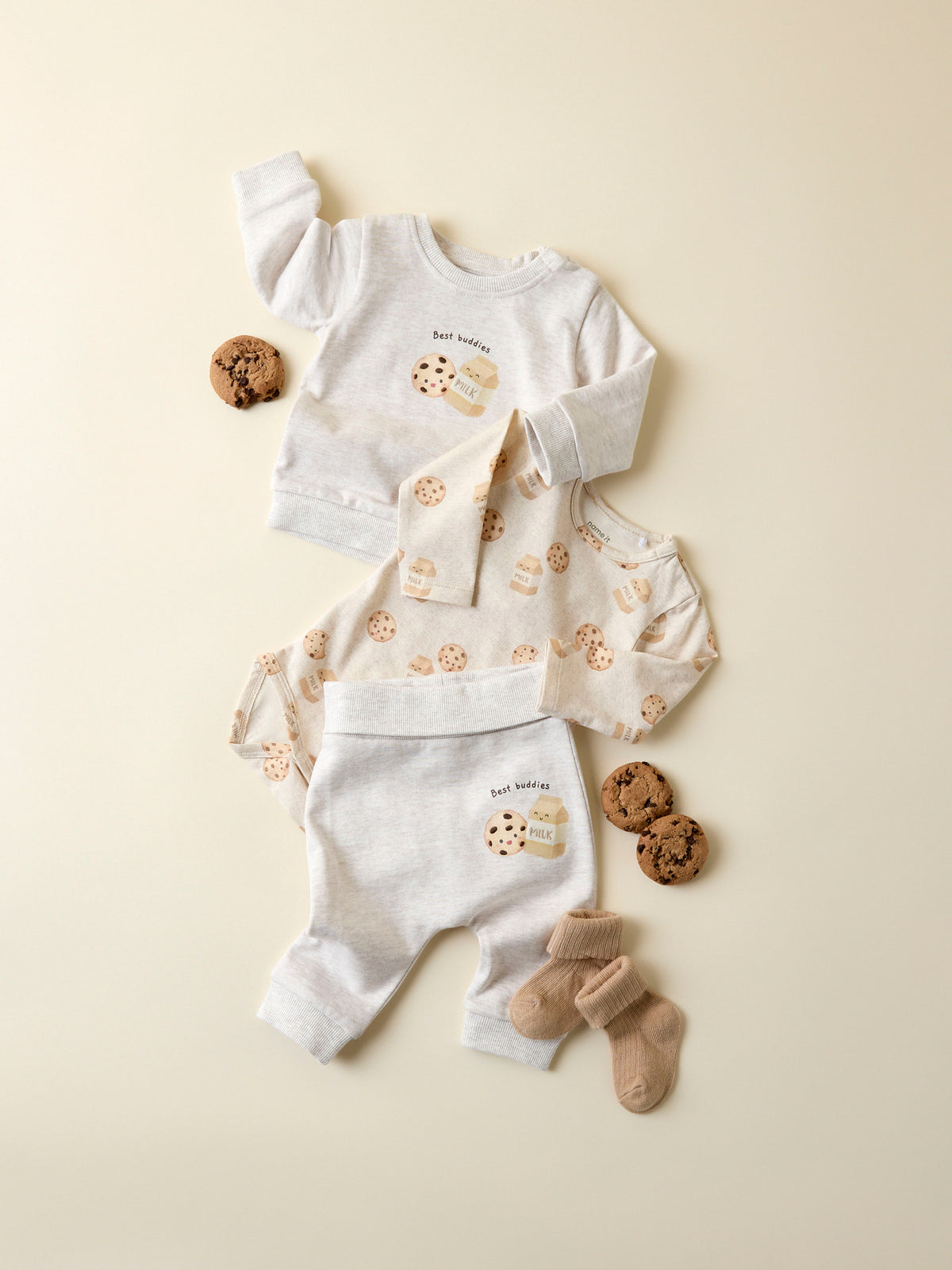 Pantalone bimbi 2M-18M - Peyote Melange