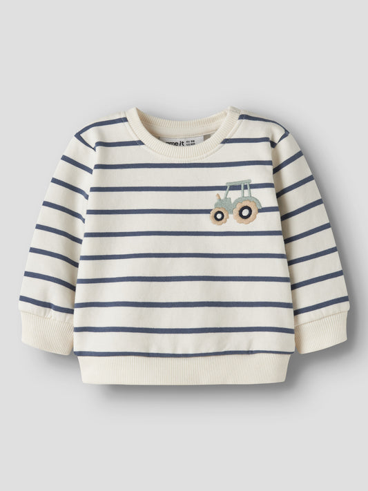 Felpa bimbi 2M-18M - Antique White