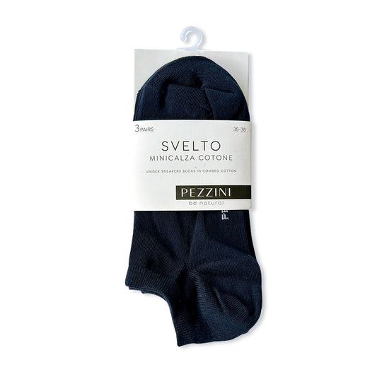 Minicalza unisex 3 paia - Blu