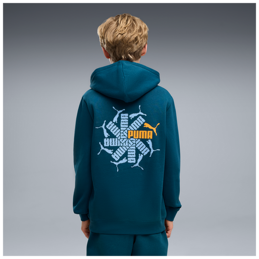 ESS LOGO LAB Brand Back Graphic Hoodie FL B 7-16A - 36