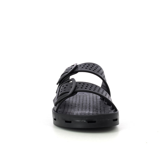 Ciabatta bimbo con fibbie 30-35 - Black