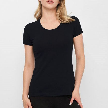 Maglia m-m girocollo donna - Nero