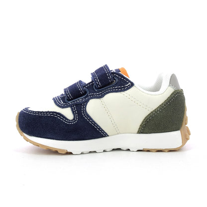 4US paciotti sneakers bimbi 20-24 - Beige Blue