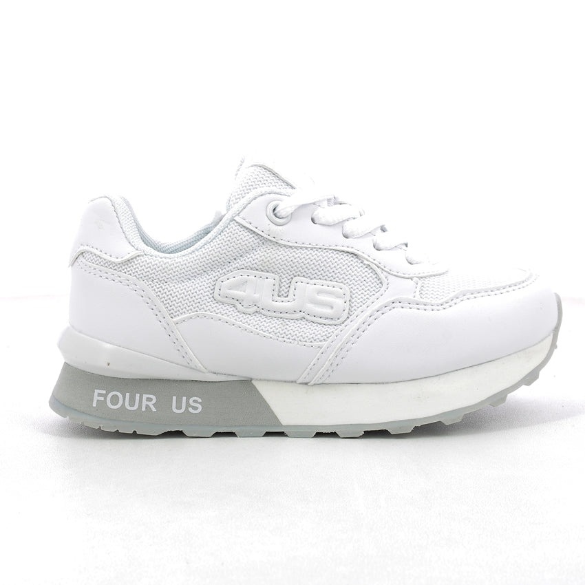 4US paciotti sneakers bimbi 25-30 - White