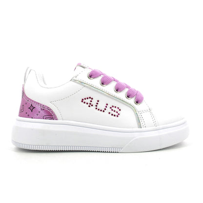 4US paciotti sneakers bimbi 25-30 - White Fuxia