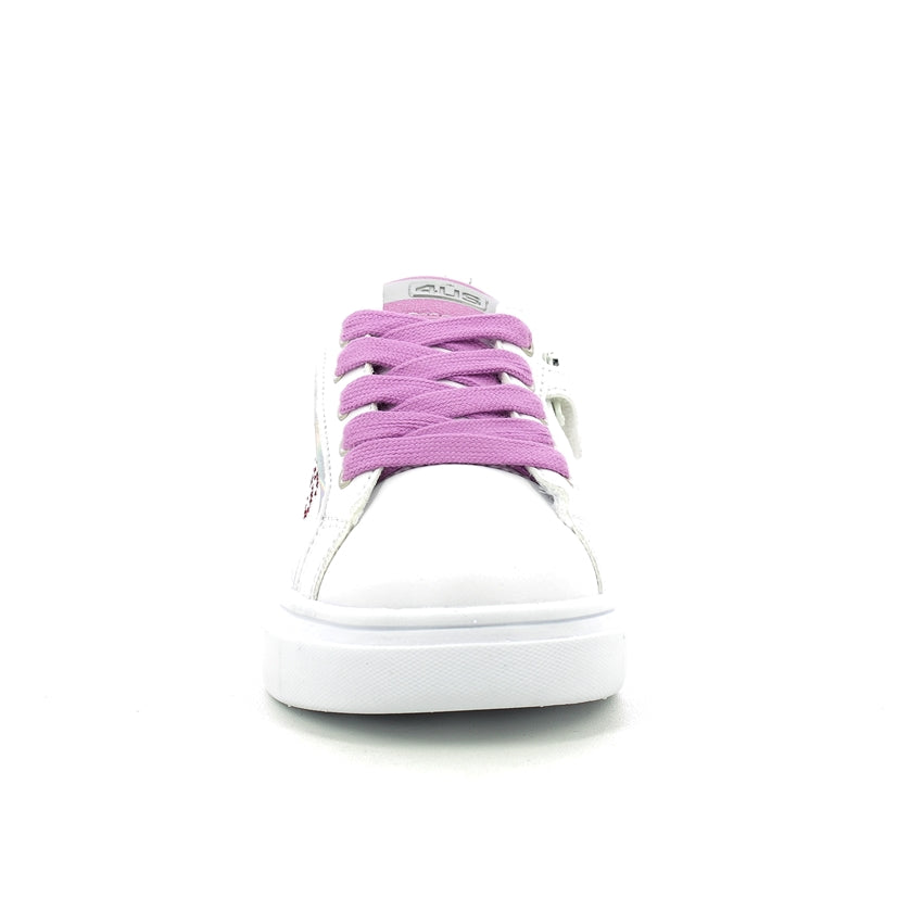 4US paciotti sneakers bimbi 25-30 - White Fuxia