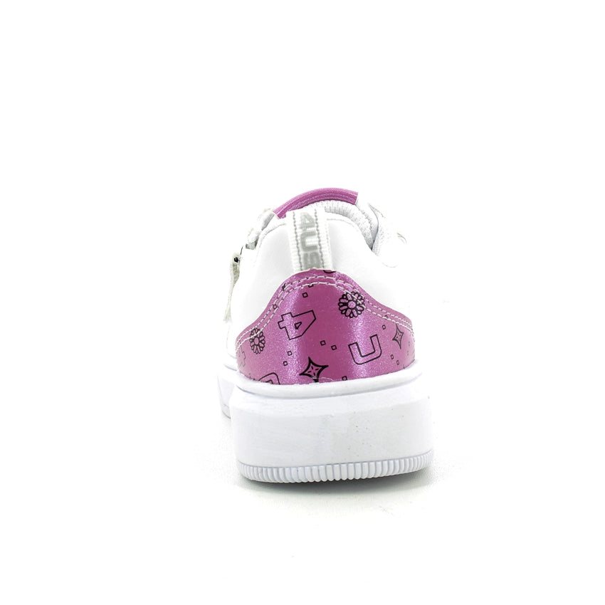 4US paciotti sneakers bimbi 25-30 - White Fuxia