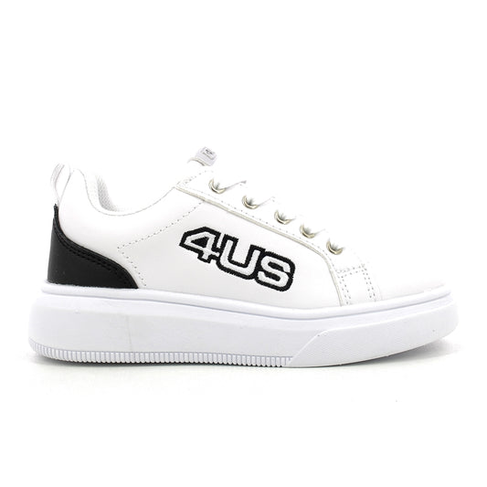 4US paciotti sneakers bimbi 25-30 - White Black