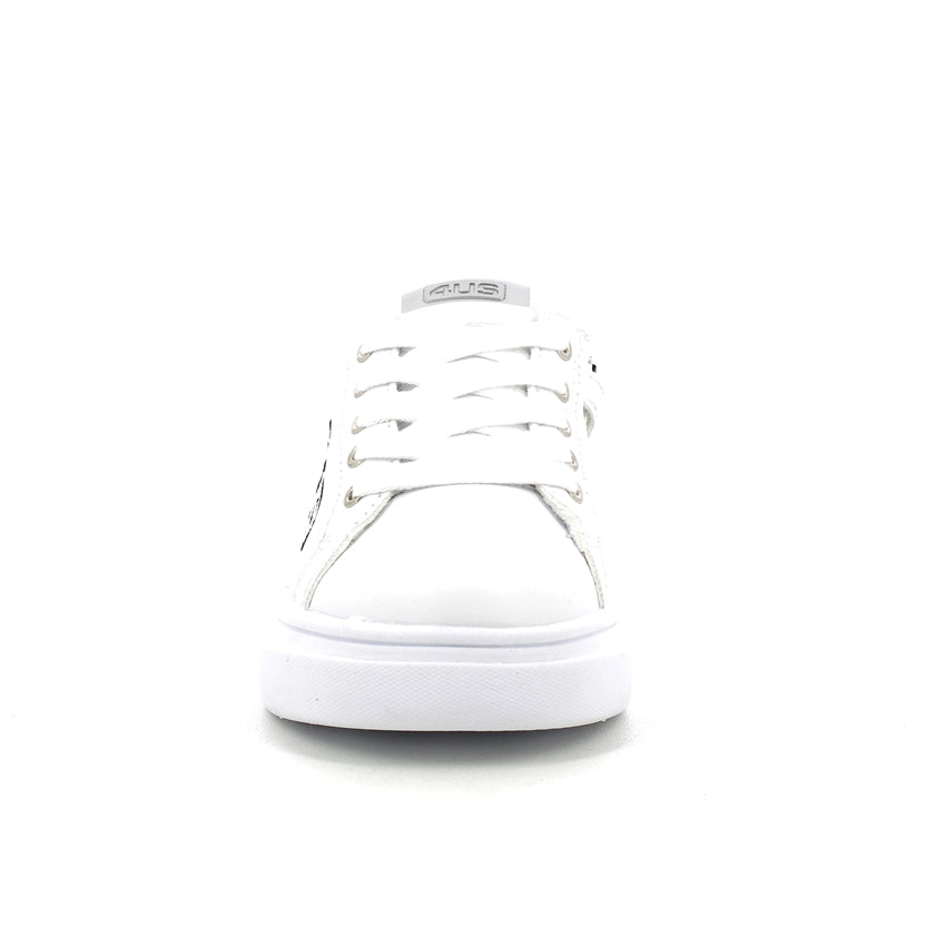4US paciotti sneakers bimbi 25-30 - White Black