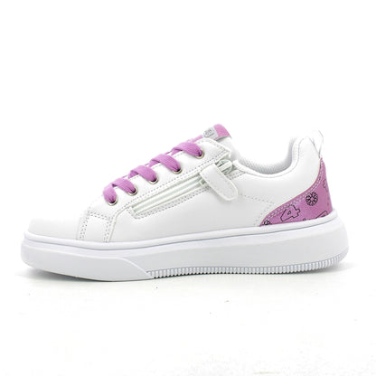 4US paciotti sneakers bimbi 31-35 - White Fuxia