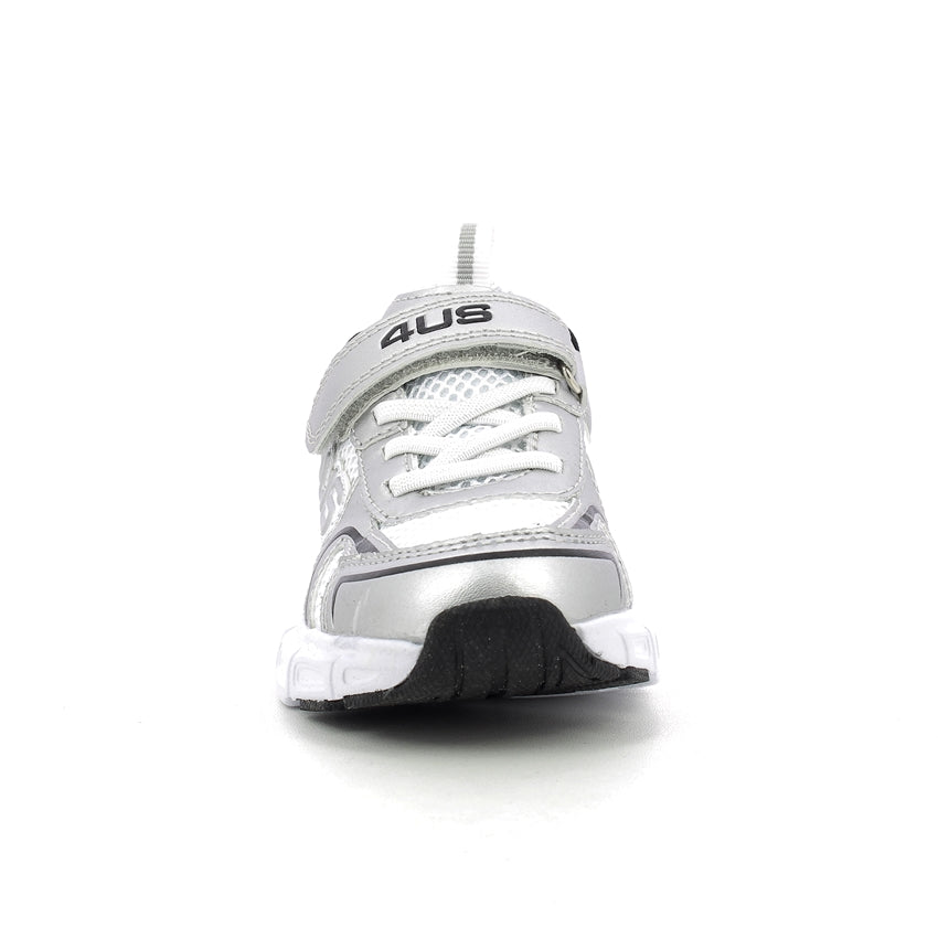 4US paciotti sneakers bimbi 31-35 - White Silver