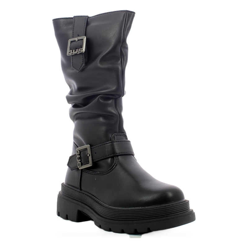 4US paciotti stivali bimbi 25-30 - Black