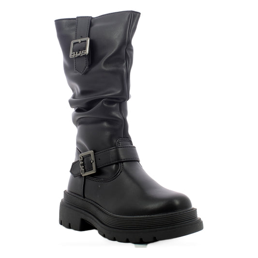 4US paciotti stivali bimbi 25-30 - Black
