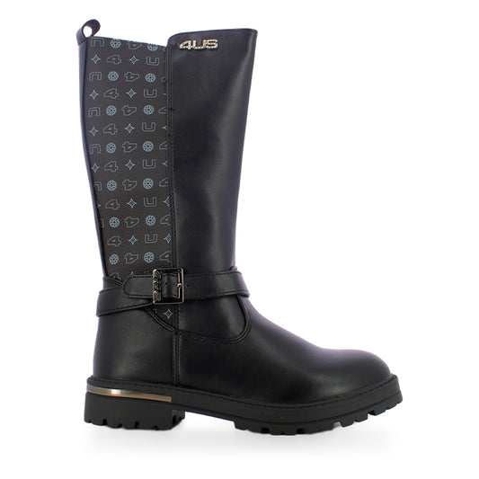 4US paciotti stivali bimbi 31-36 - Black