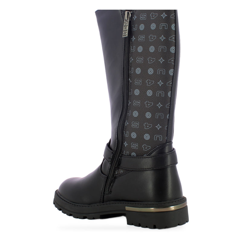 4US paciotti stivali bimbi 31-36 - Black