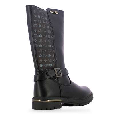 4US paciotti stivali bimbi 31-36 - Black