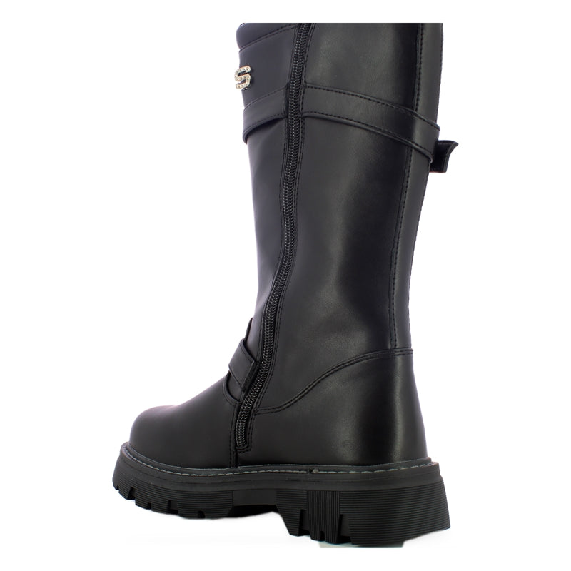 4US paciotti stivali bimbi 31-36 - Black