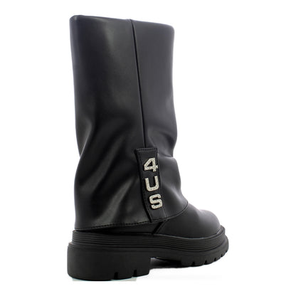 4US paciotti stivali bimbi 25-30 - Black