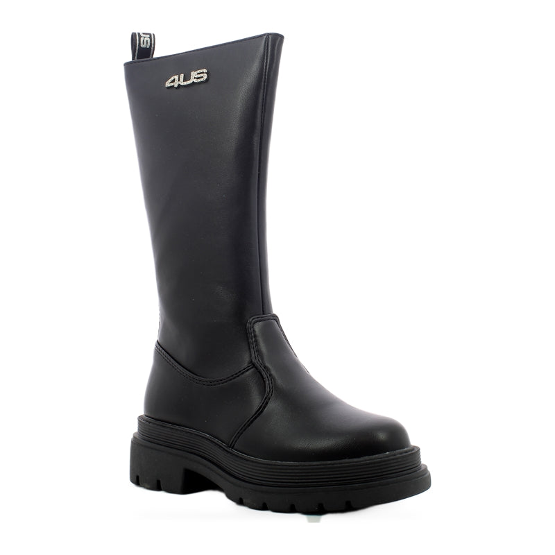 4US paciotti stivali bimbi 25-30 - Black