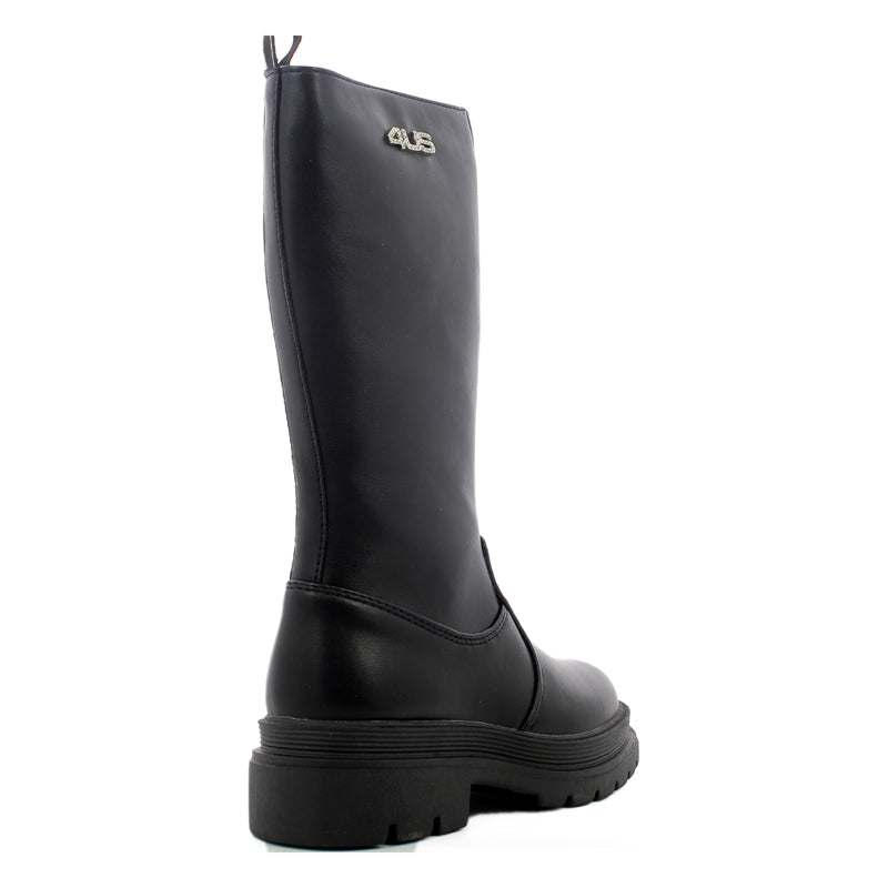 4US paciotti stivali bimbi 25-30 - Black
