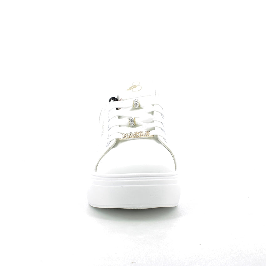 Basile sneakers donna AB05737SD - Bianco Oro