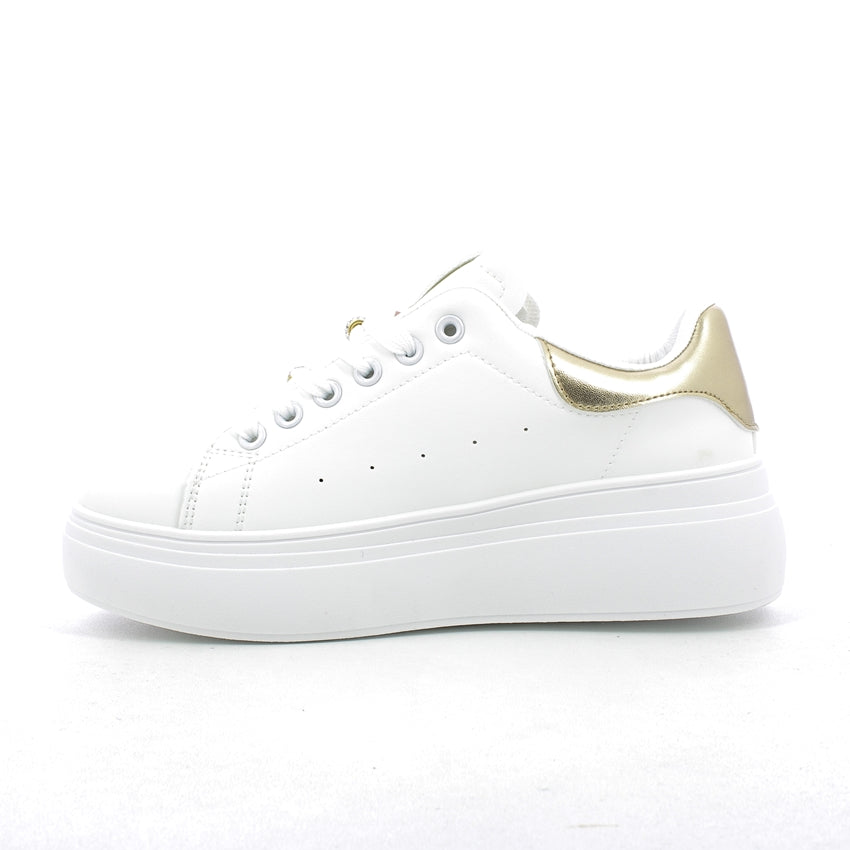 Basile sneakers donna AB05737SD - Bianco Oro