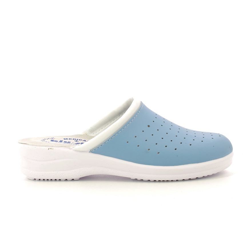 Pantofole sanitarie donna - Celeste