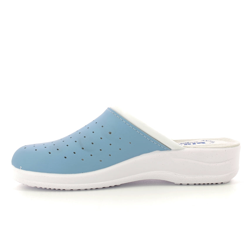 Pantofole sanitarie donna - Celeste