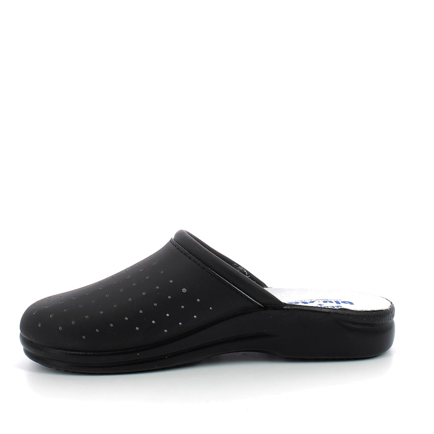 Pantofole sanitarie uomo - Nero