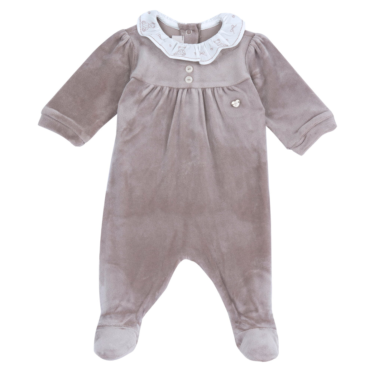 Tutina con apertura patello bimba 0-12M - 066