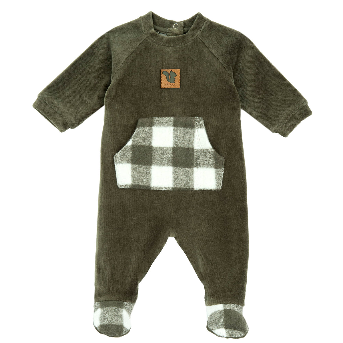 Tutina con apertura patello bimbo 0-12M - 058