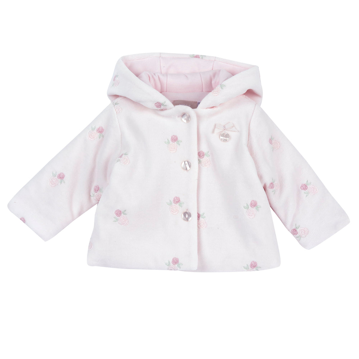 Cardigan con cappuccio bimba 0-9M - 011