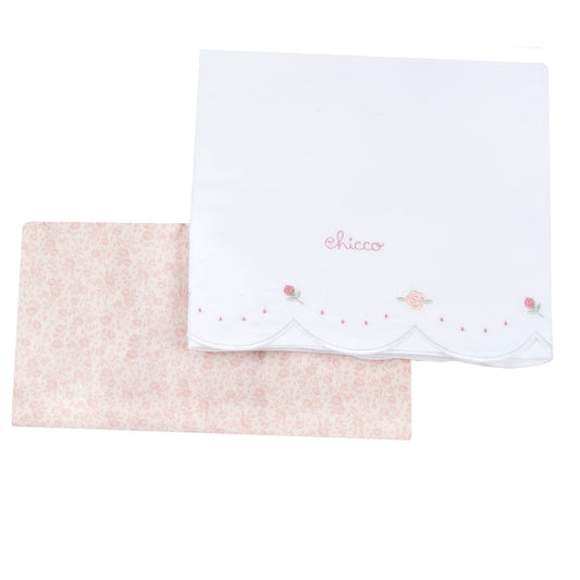 Set 2 pz lenzuola carrozzina neonata - 015