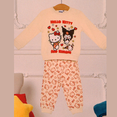Disney HK32U0229-HELLO kitty pigiami interlock bambino