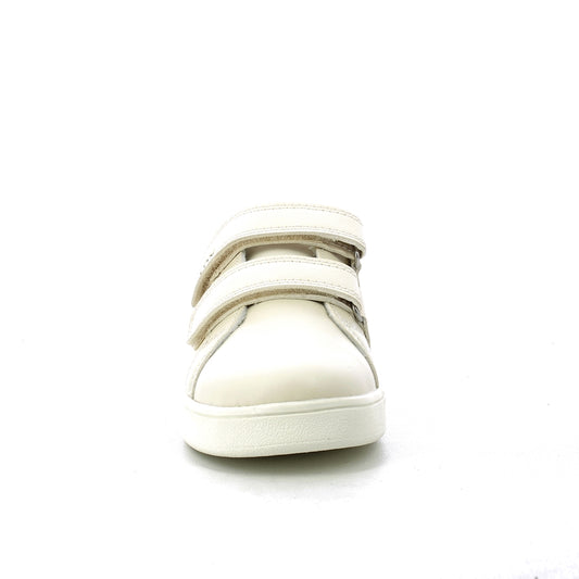 J eclyper girl sneakers 28-35 - Ivory LT Gold