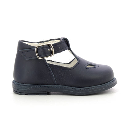 Scarpe con occhielli bambini - Vitello Blu