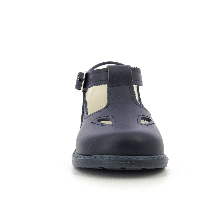 Scarpe con occhielli bambini - Vitello Blu