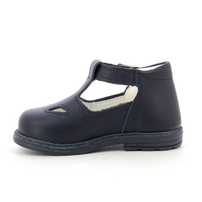 Scarpe con occhielli bambini - Vitello Blu