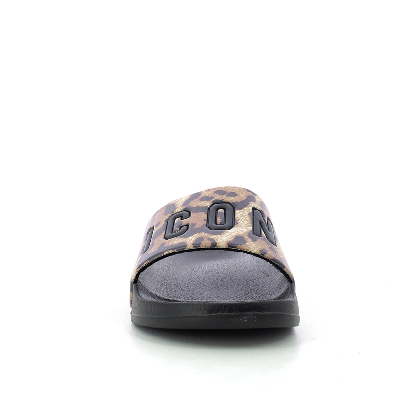 Ciabatta mare donna - Leopardo