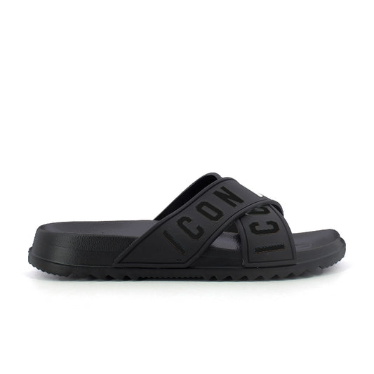 Ciabatta mare uomo - Black Black