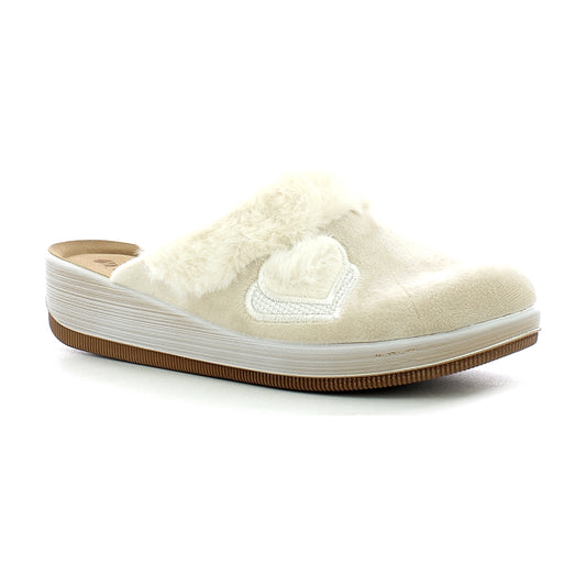 Pantofole donna - Naturale