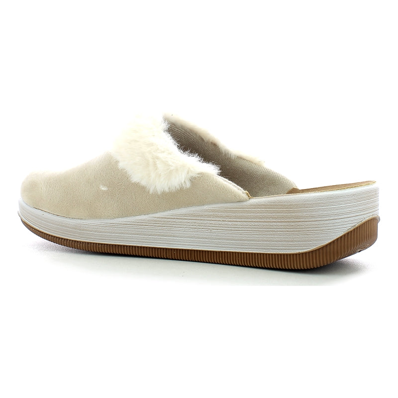 Pantofole donna - Naturale