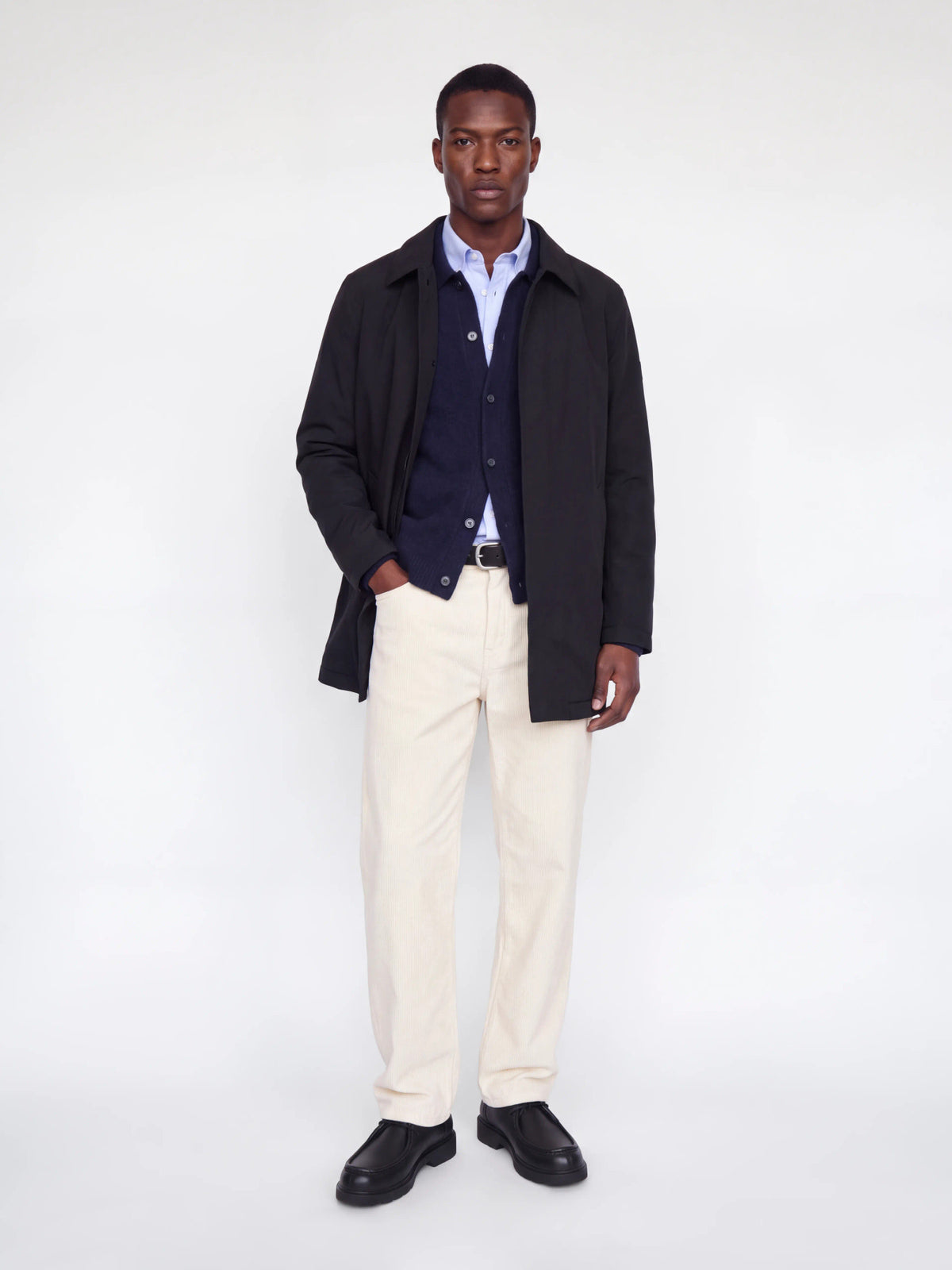 Cardigan a maglia uomo - Night Sky
